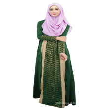 Moda 2017 mulheres macio Poliéster barato Muçulmano Abaya quimono